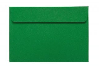 Sobres DIN C6 adhesivos, verde oscuro
