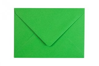 Sobres DIN C6, verde