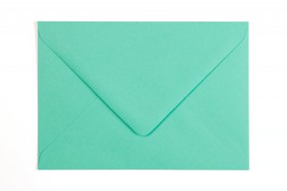 Sobres DIN C6, azul-verde