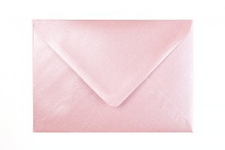Sobres DIN C6, rosa nacarado
