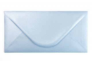 Sobres DIN largo, nácar azul claro