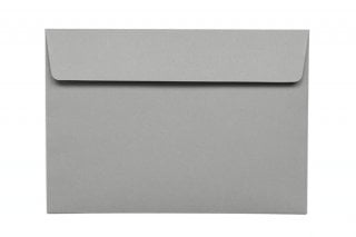 Sobres DIN C6 adhesivos, gris