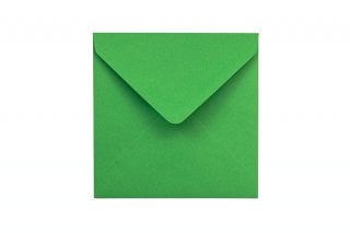 Sobres cuadrados 130x130 mm, verdes