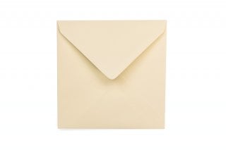 Sobres cuadrados 130x130 mm, crema