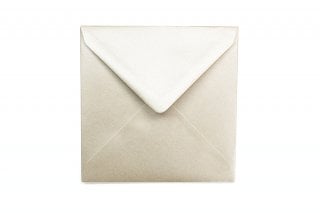 Sobres cuadrados 130x130 mm, nácar