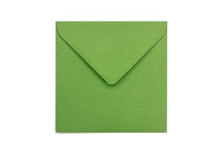 Sobres cuadrados 155x155 mm, verdes