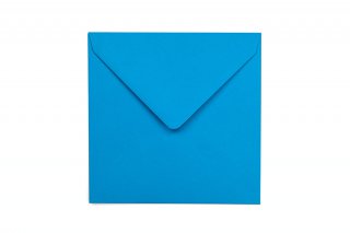 Sobres cuadrados 155 x 155 mm, azules