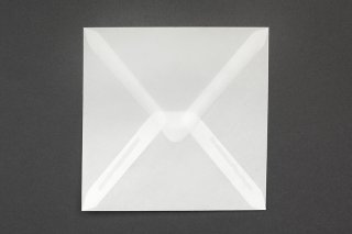 Sobres cuadrados 155x155 mm, transparentes