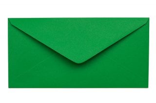 Sobres DIN largos, verde intenso