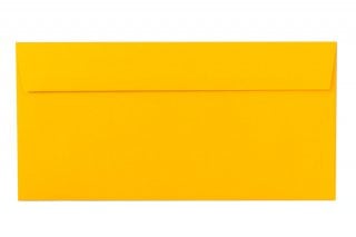 Sobres DIN adhesivo largo, amarillo intenso