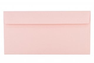 Sobres DIN adhesivo largo, rosa pálido