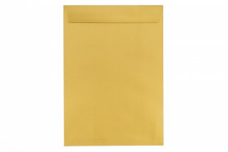 Sobres DIN C4 adhesivos, dorados
