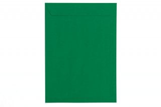 Sobres DIN C4 adhesivos, verde oscuro