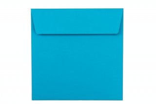 Sobres cuadrados 160x160 mm, azules