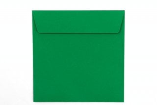 Sobres cuadrados 160x160 mm, verdes
