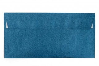 Sobres DIN adhesivo largo, estructura metálica azul