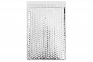 Sobres DIN C4 acolchados, plata